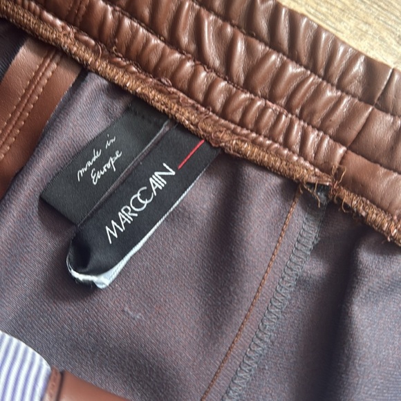 Marc Cain Faux Leather Pants - Picture 6 of 11